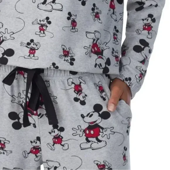 Disney Women's Pajamas Set Gray Size 3X NWT - Picture 7 of 8